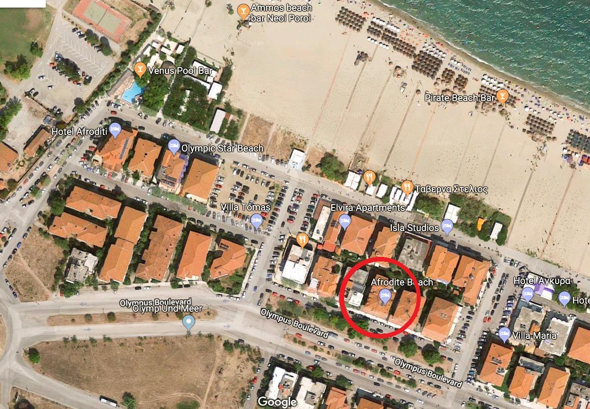Afrodite Beach Neoi Poroi Esterno foto